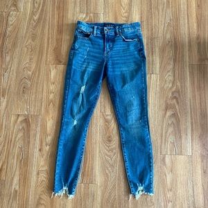 Women’s Luck Brand Distressed Skinny Jeans